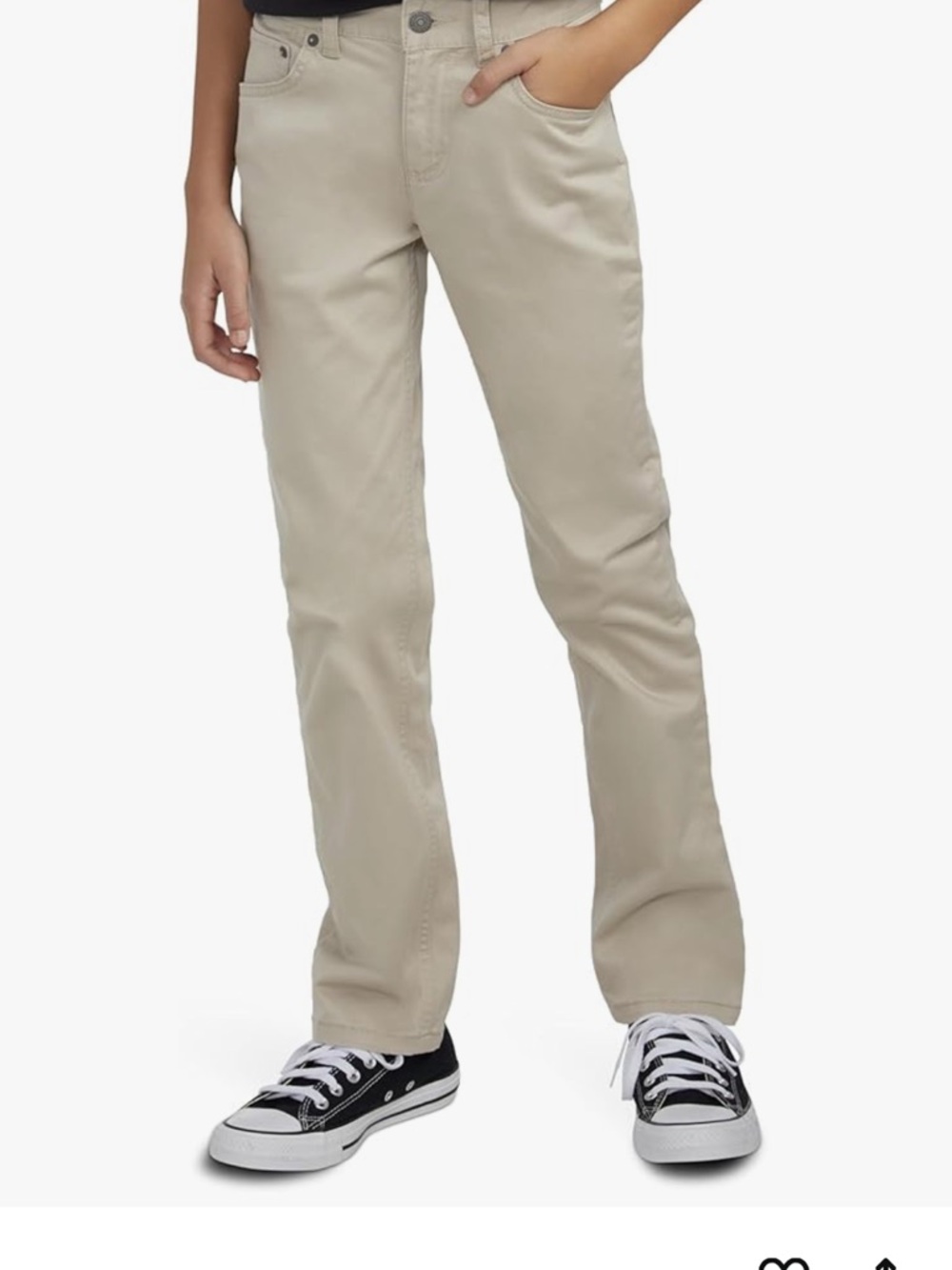 Levi's 511 Slim Boys Beige/Tan uniform pants Size 18